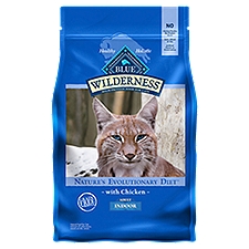BLUE Wilderness Natural Food for Cats, Indoor with Chicken Adult, 4 Pound