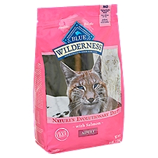 Blue Buffalo Wilderness High-Protein Natural Food for Cats with Salmon, Adult, 4 lbs