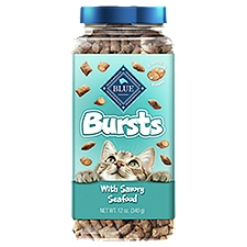 Blue Treats for Cats Bursts with Savory Seafood Natural, 12 Ounce