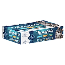 BLUE Tastefuls Natural Food for Adult Cats Variety Pack, 5.5 oz, 12 count