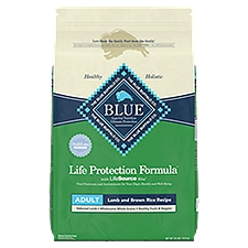 Blue Life Protection Formula Adult Dry Lamb and Brown Rice, Natural Dog Food, 24 Pound
