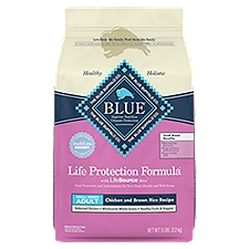 Blue Buffalo Life Protection Formula Adult Small Breed Dry Dog Food, Chicken and Brown Rice 5-lb