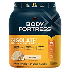 Body Fortress Vanilla Protein Supplement, 1.5 lb