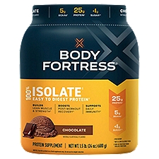 Body Fortress Chocolate Protein Supplement, 1.5 lb