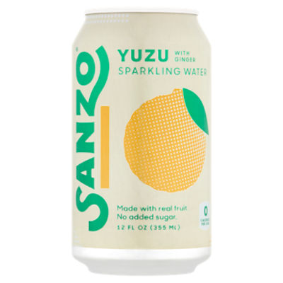 Sanzo Yuzu with Ginger Sparkling Water, 12 fl oz