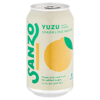 Sanzo Yuzu with Ginger Sparkling Water, 12 fl oz - Fairway