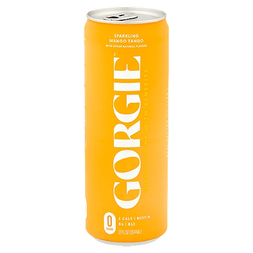 Gorgie Sparkling Mango Tango Energy Drink, 12 fl oz