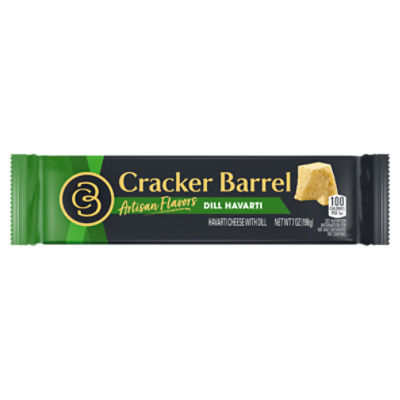 Cracker Barrel Havarti Cheese with Dill, 7 oz, 7 Ounce