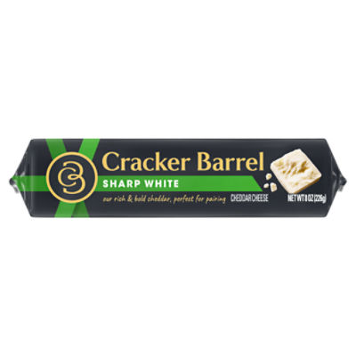Cracker Barrel Sharp White Cheddar Cheese, 8 oz