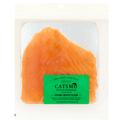 Catsmo Artisan Smokehouse Organic Smoked Salmon, 4 oz