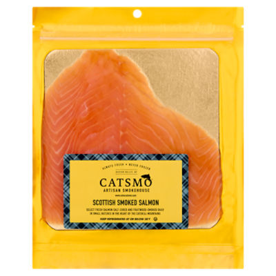 Catsmo Artisan Smokehouse Scottish Smoked Salmon, 4 oz