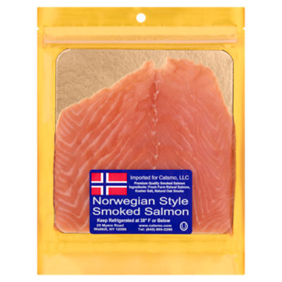 Catsmo Norwegian Style Smoked Salmon, 4 oz