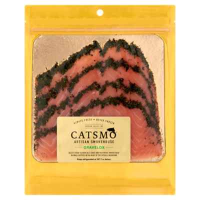 Catsmo Artisan Smokehouse Gravelox Salmon, 4 oz