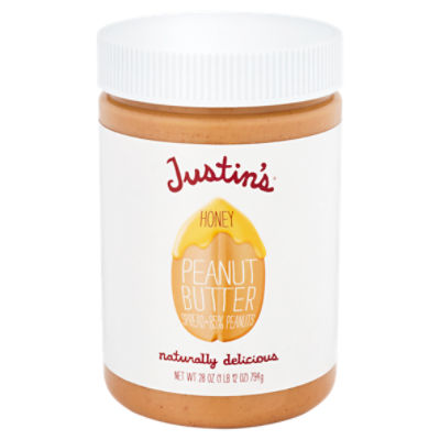 Peanut Butter with Wildflower Honey - Handcrafted Nut Butter Mini 3oz Jar