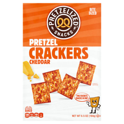 Pretzelized Cheddar Pretzel Crackers, 6.5 oz