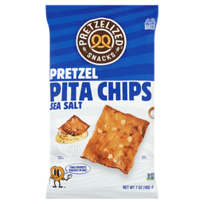 Pretzelized Sea Salt Pretzel Pita Chips, 7 oz