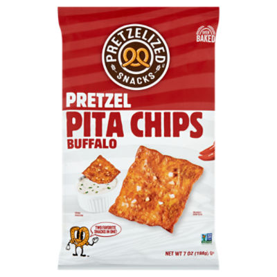 Pretzelized Buffalo Pretzel Pita Chips, 7 oz