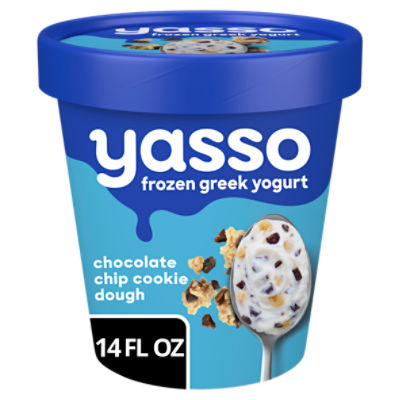 Yasso Chocolate Chip Cookie Dough Frozen Greek Yogurt, 14 fl oz