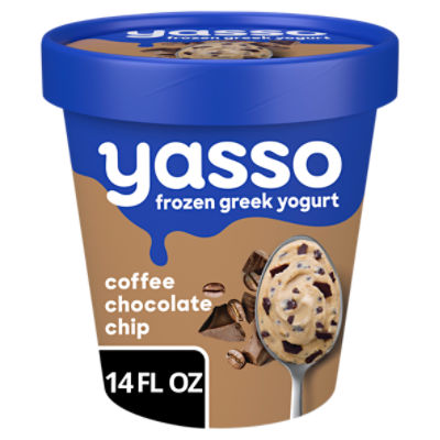 Yasso Coffee Chocolate Chip Frozen Greek Yogurt, 14 fl oz