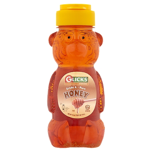 Glicks Honey Bear, 12 oz