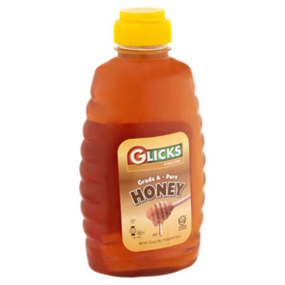 Glicks Everyday Grade A Pure Honey, 32 oz, 2 lb