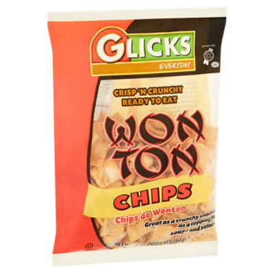 Glicks Everyday Wonton Chips, 10 oz