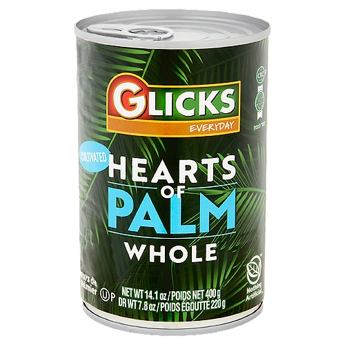 Glicks Everyday Cultivated Whole Hearts of Palm, 14.1 oz