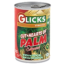 Glicks Hearts Of Palm - Cut, 14.1 oz