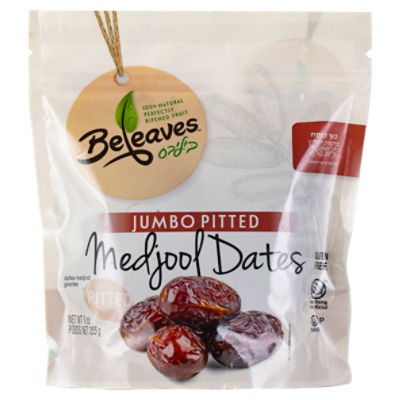 Beleaves Jumbo Pitted Medjool Dates, 9 oz