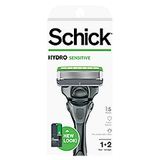 Schick Hydro Sensitive 5 Blades Razor + Cartridges