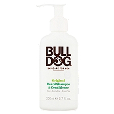 Bull Dog Original Beard Shampoo & Conditioner, 6.7 fl oz