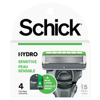 Schick Hydro Skin Comfort Sensitive 5 Blades Cartridges, 4 count