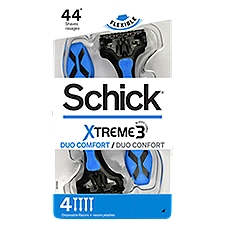 Schick Xtreme Duo Comfort Disposable Razors, 4 count