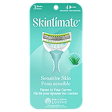Skintimate Sensitive Skin Women's, Disposable Razors, 4 Each