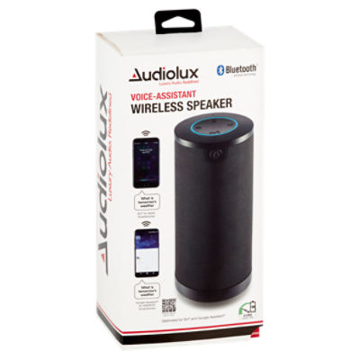 AudioLUX Bluetooth Voice Enabled Wireless Tall Speaker, 1 each
