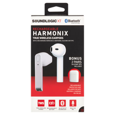 SoundLogic XT Bluetooth Harmonix Rechargeable True Wireless Earpods