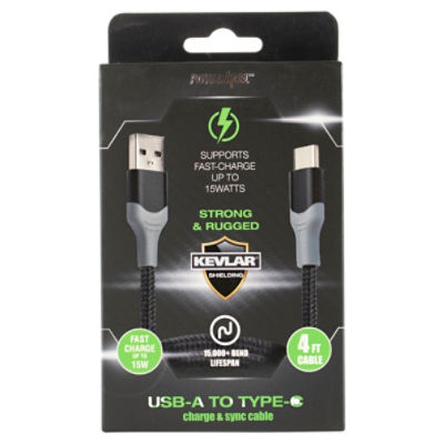 USB-A TO TYPE-C CABLE - 4 FEET