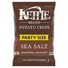 Kettle Brand Sea Salt Potato Chips Party Size, 13 oz