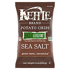 Kettle Brand Sea Salt Potato Chips, 8 oz
