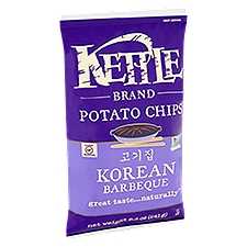Kettle Brand Korean Barbeque, Potato Chips, 8.5 Ounce
