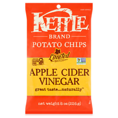 Kettle Brand Apple Cider Vinegar Potato Chips Limited Batch, 8 oz