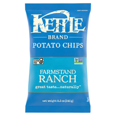 Kettle Brand Farmstand Ranch Potato Chips, 8.5 oz