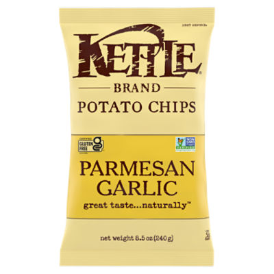Kettle Brand Parmesan Garlic Potato Chips, 8.5 oz