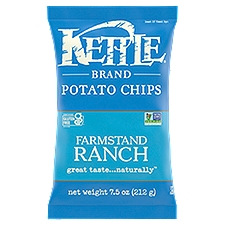 Kettle Brand Farmstand Ranch Potato Chips, 7.5 oz
