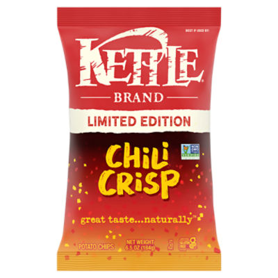 Kettle Brand Chili Crisp Potato Chips Limited Edition, 6.5 oz