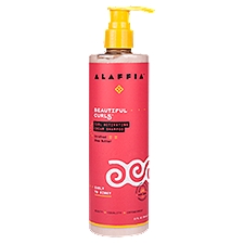 ALAFFIA Beautiful Curls Unrefined Shea Butter Curl Activating Cream Shampoo, 12 fl oz