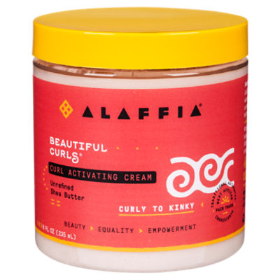 Alaffia Schönheitscreme Für Enge Locken Mit Sheabutter - 236,8 G - Feuchtigkeitsspendende Stylingcreme Für Lockiges Haar