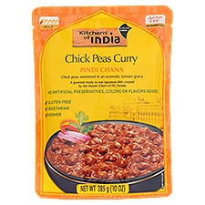 Kitchens of India Authentic Indian Chick Peas Curry Pindi Chana, 10 oz