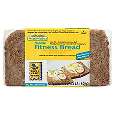Mestemacher Natural Fitness Bread with Whole Rye, Oat, Kernels and Wheat Germ, 17.6 oz