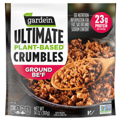 Gardein Ultimate Plant-Based Ground Be'f Crumbles, 14 oz